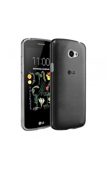 LG K5 Kılıf Soft Silikon Şeffaf-Siyah Arka Kapak&hellip;