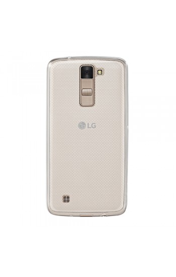 LG K8 (K350) Kılıf Soft Silikon Şeffaf Arka Kapak