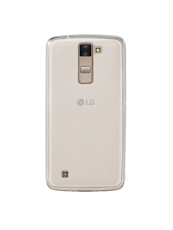 LG K8 (K350) Kılıf Soft Silikon Şeffaf Arka Kapak