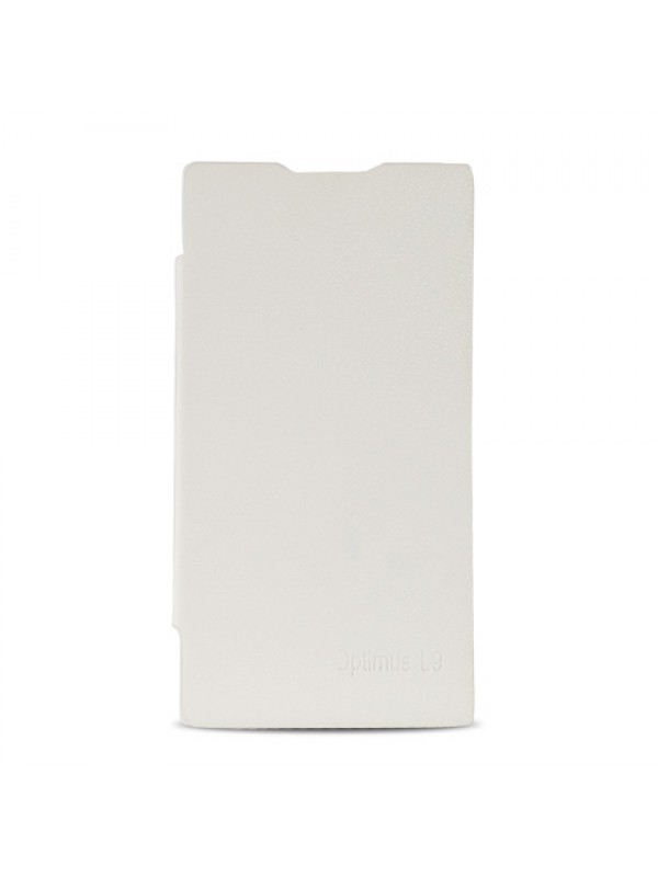 Lg P765 Optimus L9 Flip Cover Kılıf Beyaz