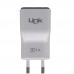 LinkTech Q551 Hızlı Şarj Aleti QC 2.0 ve 1.2mt 2.4A Micro USB Kablo Set