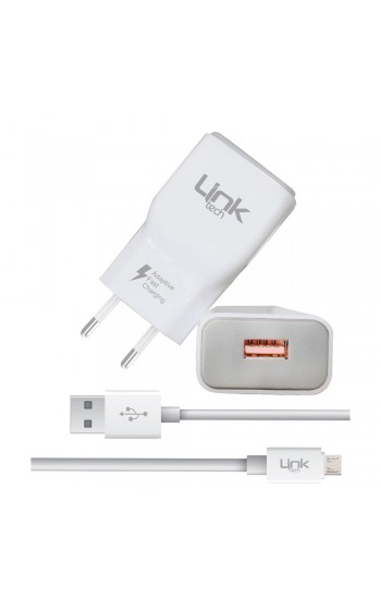 LinkTech Q551 Hızlı Şarj Aleti QC 2.0 ve 1.2mt 2.4A Micro USB Kablo Set…