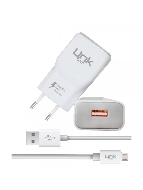LinkTech Q551 Hızlı Şarj Aleti QC 2.0 ve 1.2mt 2.4A Micro USB Kablo…