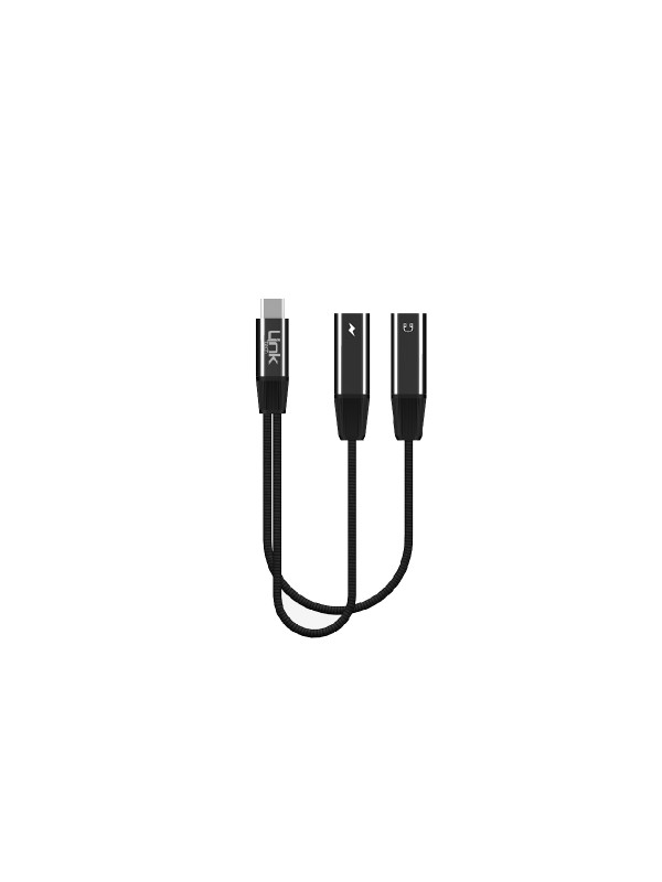 LinkTech A203 Type-C to Type-C + Type-C 65W 2in1 Dönüştürücü Adaptör