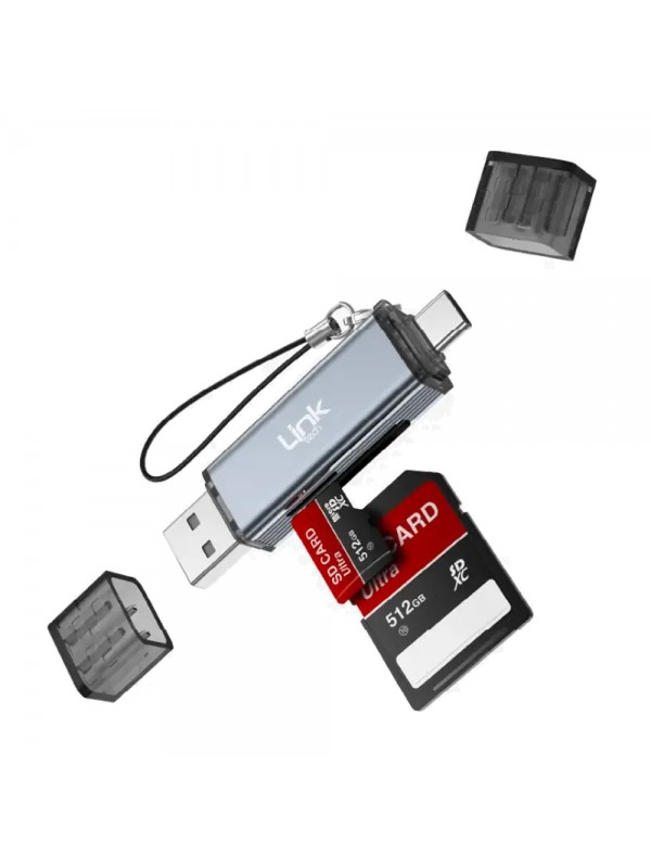 LinkTech A207 USB-A to Type-C Hafıza Kart Okuyucu Dönüştürücü… LinkTech A207 USB-A to Type-C Hafıza Kart Okuyucu Dönüştürücü…