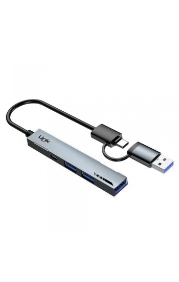 LinkTech A210 4in1 USB-A Type-C HUB Çoklayıcı LinkTech A210 4in1 USB-A Type-C HUB Çoklayıcı