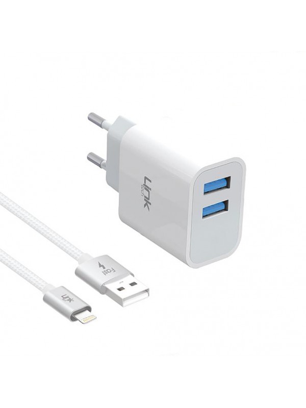 LinkTech C205 Çift USB Çıkışlı Lightning Kablolu 10W 2.1A …