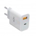 LinkTech C209 USB 3.0 + Type-C PD 20W Çıkışlı Şarj Aleti (Başlık) Beyaz