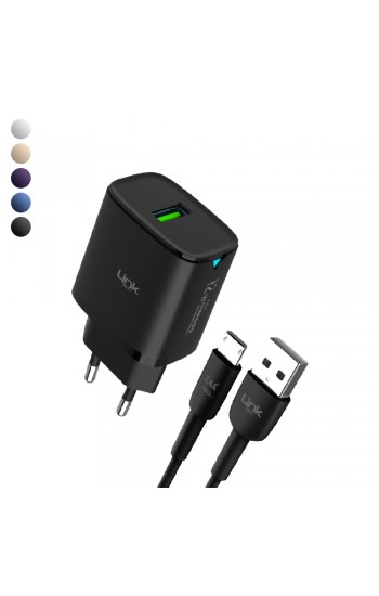 LinkTech C301 12W Auto ID Micro USB Kablolu Şarj Aleti Set…