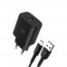 LinkTech C305 18W Auto ID Micro USB Kablolu Şarj Aleti Set