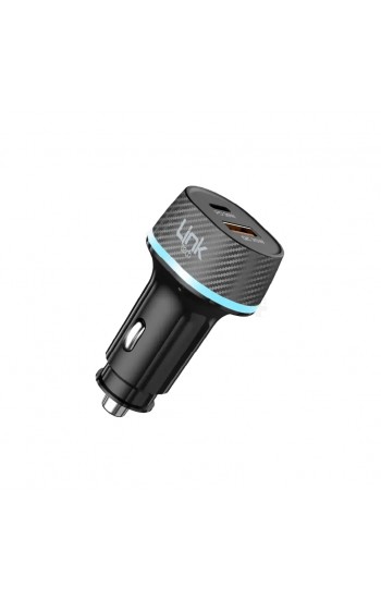 LinkTech C433 55W Dual PD30W + QC25W Araç Şarj Adaptörü…