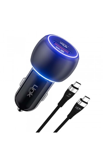 LinkTech C686 Premium 48W 2x USB 60W Type-C/Type-C Kablo Araç Şarj Aleti… LinkTech C686 Premium 48W 2x USB 60W Type-C/Type-C Kablo Araç Şarj Aleti…