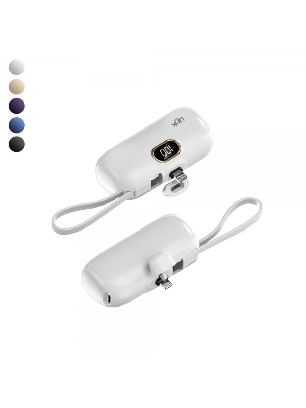 LinkTech EP54 4800 mAh Lightning Dock Stant Type-C Kablolu Mini Powerb…