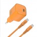 LinkTech G823 30W GaN Adaptör + 60W Type-C Kablolu Şarj Aleti