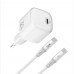 LinkTech G823 30W GaN Adaptör + 60W Type-C Kablolu Şarj Aleti