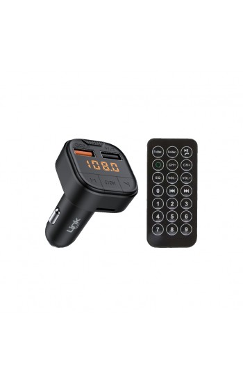 LinkTech GR15 18W PD + QC3.0 Led Ekranlı  FM Transmitter