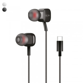 Linktech H16 Type-C Stereo Kulak içi Kablolu Kulaklık Linktech H16 Type-C Stereo Kulak içi Kablolu Kulaklık
