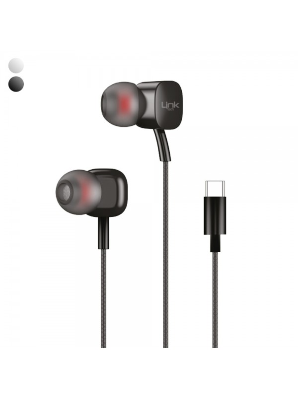 Linktech H16 Type-C Stereo Kulak içi Kablolu Kulaklık