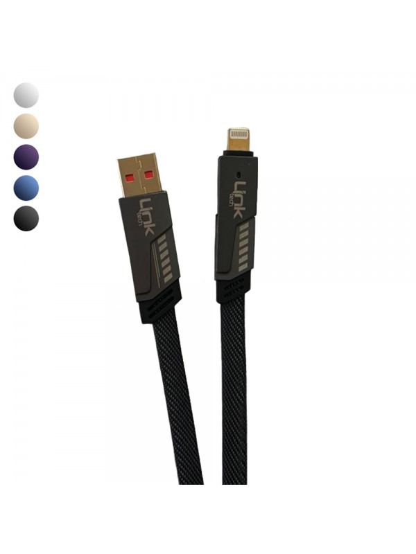 Linktech K474 Mecha Style 4in1 USB + Type-C + Lightning 100W Şarj Kab…