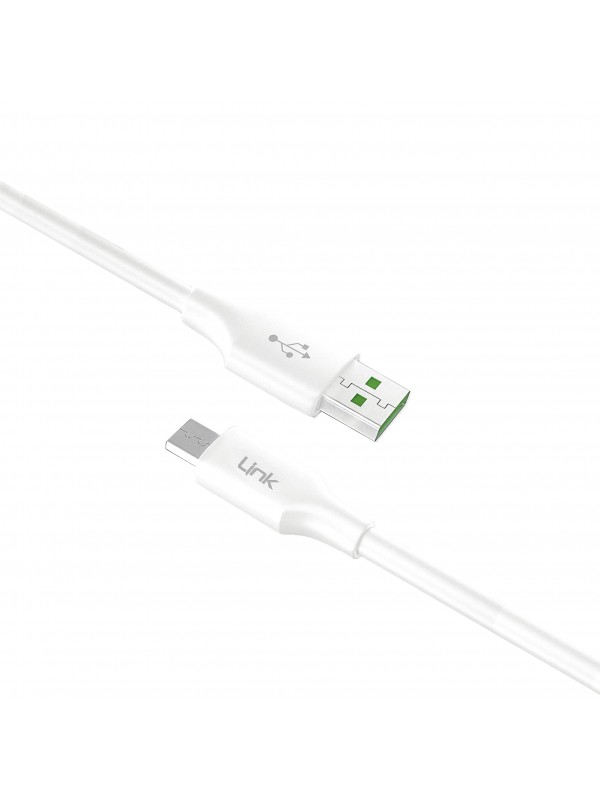 LinkTech K600 Premium Micro USB Data/Şarj Kablosu 2.4A 1mt…