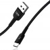 LinkTech K600 Premium Micro USB Data/Şarj Kablosu 2.4A 1mt Siyah