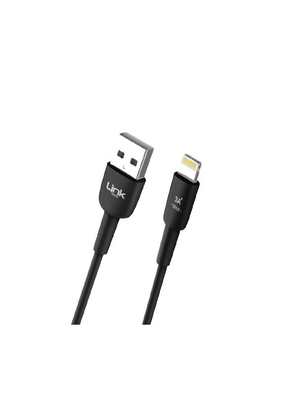Linktech K601 Safe USB - iPh Lightning 3A Data ve Şarj Kablosu 1mt Si…