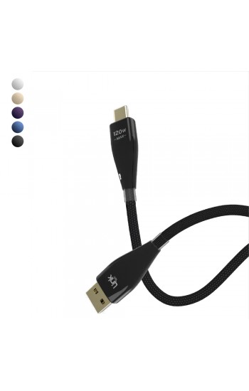 LinkTech K691 120W USB-A to Type-C Hızlı Örgü Data ve Şarj Kablosu LinkTech K691 120W USB-A to Type-C Hızlı Örgü Data ve Şarj Kablosu