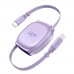 LinkTech KN01 240W Type-C to Type-C Makaralı Data ve Şarj Kablosu