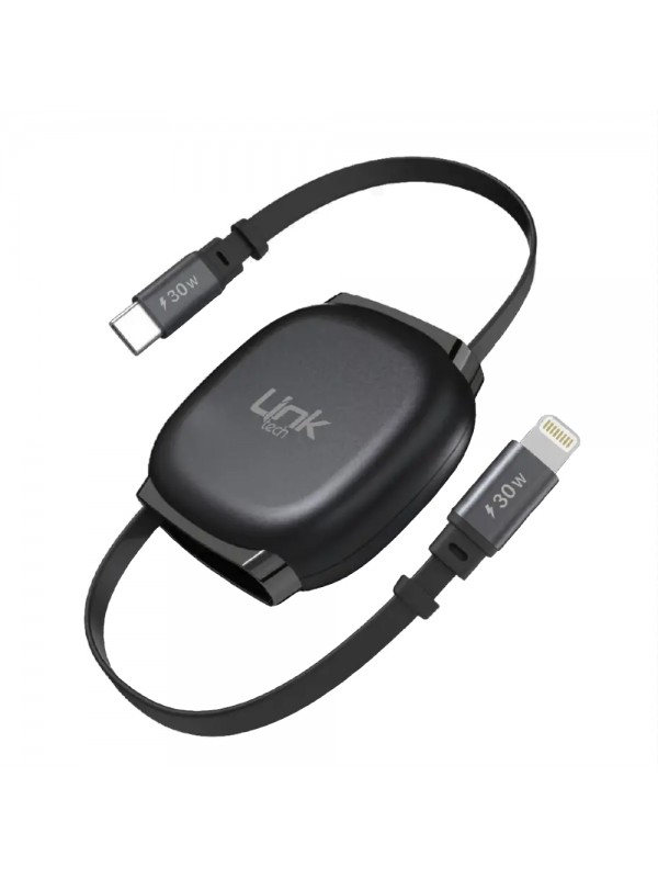 LinkTech KN02 30W Type-C to Lightning Makaralı Data ve Şarj Kablosu… LinkTech KN02 30W Type-C to Lightning Makaralı Data ve Şarj Kablosu…