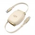 LinkTech KN02 30W Type-C to Lightning Makaralı Data ve Şarj Kablosu