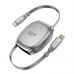 LinkTech KN02 30W Type-C to Lightning Makaralı Data ve Şarj Kablosu