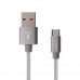 LinkTech K551 Micro USB Örgü Metal Başlı 1mt Şarj ve Data Kablosu