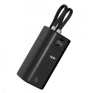 LinkTech MP13 35W 20000 mAh Hızlı Type-C + Lightning Çıkışlı Powerbank