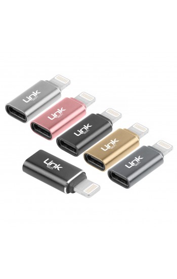 LinkTech O190 Type-C to Lightning Dönüştürücü Metal Adaptör…