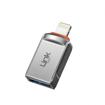 LinkTech O198 USB - iPh Lightning OTG Dönüştürücü Çevirici Metal Adaptör LinkTech O198 USB - iPh Lightning OTG Dönüştürücü Çevirici Metal Adaptör