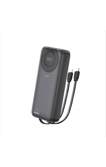 LinkTech P222 20000 mAh 22.5W Led Ekranlı Type-C + Lightning Sabit Kablol… LinkTech P222 20000 mAh 22.5W Led Ekranlı Type-C + Lightning Sabit Kablol…