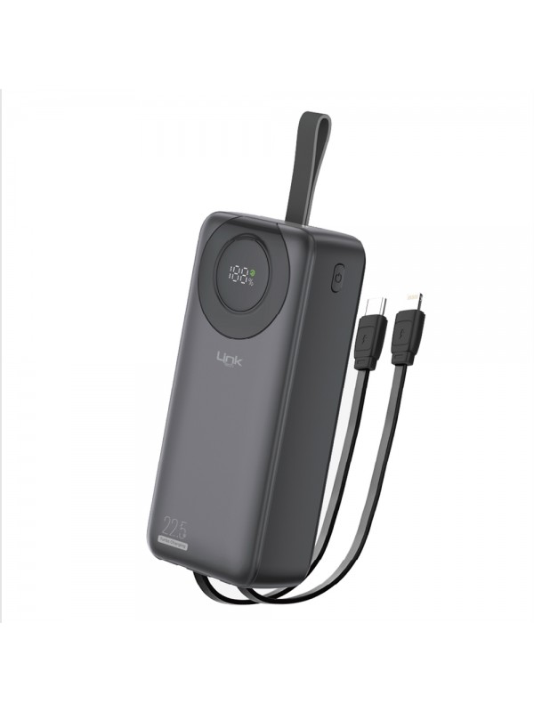 LinkTech P223 30000 mAh 22.5W Led Ekranlı Type-C + Lightning Sabit Ka&hellip;