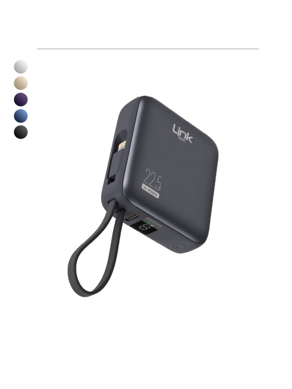 LinkTech PD22 Premium 10000 mAh 22.5W Hızlı Dahili Kablolu Powerbank…