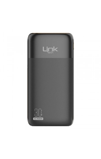 LinkTech PD23 Premium 20000 mAh PD 30W Süper Hızlı Powerbank Siyah…