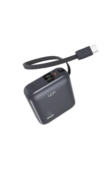 LinkTech PD35 Premium 10000 mAh 35W Süper Hızlı Dahili Kablolu Powerbank