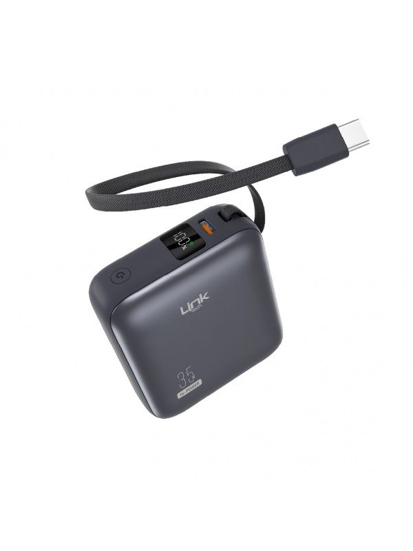 LinkTech PD35 Premium 10000 mAh 35W Süper Hızlı Dahili Kablolu Powe…