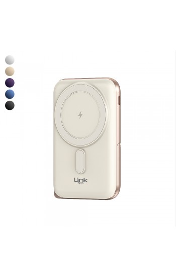 LinkTech WP24 Premium 10000 mAh 15W Standlı Kablosuz Şarj Powerbank…