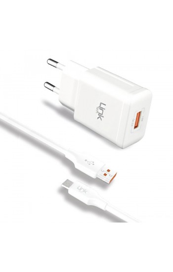 LinkTech S661 Premium 12W 2.4A QC3.0 Micro USB Otomatik Akıllı Şarj Ale…