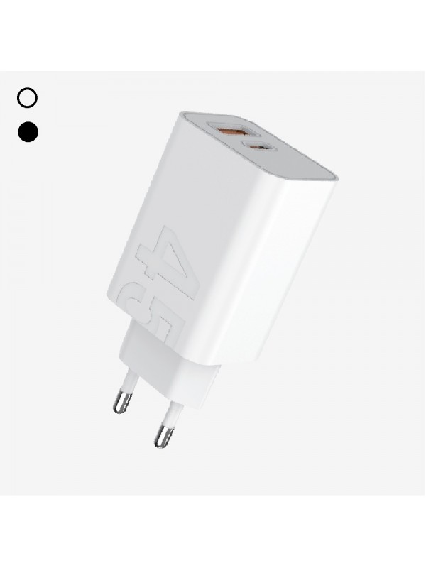 LinkTech T462e Eco 45W PD3.0 QC4.0 Dual Şarj Adaptörü…