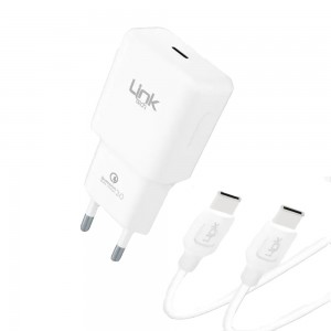 LinkTech T465e Eco 20W PD3.0 QC3.0 Type-C to Type-C Şarj Aleti Set