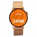 Logia GT2 38mm Çinko Alaşım Kasa Metal Kordon Akıllı Saat - Rose Gold