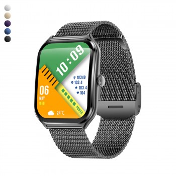 Logia Ultra Thin Edge 48mm Çelik Kasa Metal Kordon Akıllı Saat
