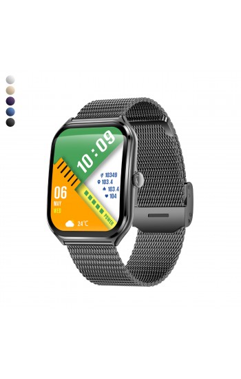 Logia Ultra Thin Edge 48mm Çelik Kasa Metal Kordon Akıllı Saat