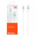 Mcdodo CA-1851 Micro USB 4A Hızlı Data ve Şarj Kablosu 1.2m - Beyaz