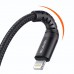 Mcdodo CA-2261 USB-A to Lightning Data Şarj Kablosu 3A 1m Siyah